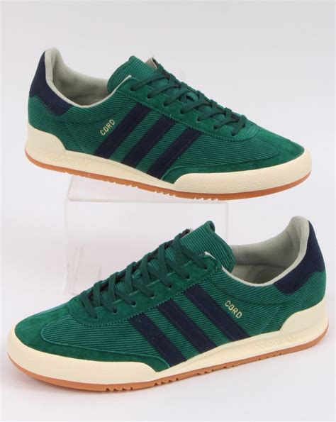 adidas collegiate green cord trainers